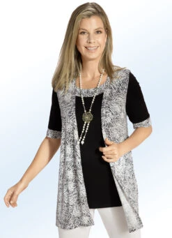 2-teiliges Set Aus Weste Und Shirt