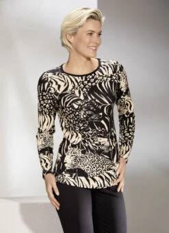 Angebote Trend Seele Store -Angebote Trend Seele Store 2 teiliges set bestehend aus shirt und weste farbe schwarz beige groesse 040 1