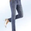 5-Pocket-Jeans Mit Perlen- Und Schmucksteinbesatz