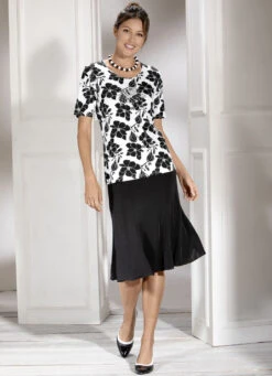 6-Bahnenrock In Modischer Godet-Form -Angebote Trend Seele Store 6 bahnenrock in modischer godet form farbe schwarz groesse 024 1