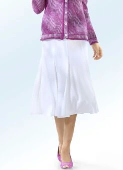 8-Bahnenrock Mit Glockig Schwingendem Saum