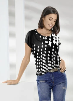 Allover Gemustertes Shirt Der Marke Klaus Modelle