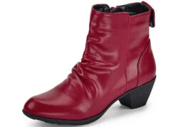 Andrea Conti Stiefelette Mit Raffung -Angebote Trend Seele Store andrea conti stiefelette mit raffung farbe rot groesse 038