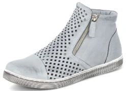 Andrea Conti Stiefelette Mit Seitlichen Reißverschlüssen -Angebote Trend Seele Store andrea conti stiefelette mit seitlichen reissverschluessen farbe hellgrau groesse 039