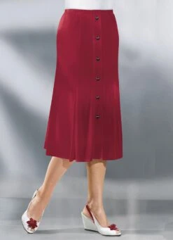 Bahnenrock -Angebote Trend Seele Store bahnenrock farbe kirschrot groesse 019