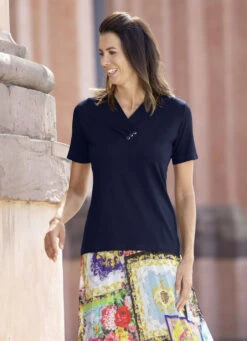 Bezauberndes Shirt Mit Breiter Blende In 3 Farben 10 Bezauberndes Shirt Mit Breiter Blende In 3 Farben -Angebote Trend Seele Store bezauberndes shirt mit breiter blende in 3 farben farbe marine groesse 054