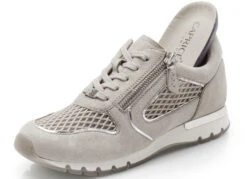 Caprice Sneaker Aus Glänzendem Veloursleder -Angebote Trend Seele Store caprice sneaker aus glaenzendem veloursleder farbe taupe groesse 037 1