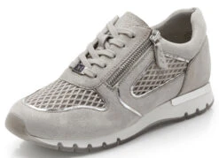 Caprice Sneaker Aus Glänzendem Veloursleder -Angebote Trend Seele Store caprice sneaker aus glaenzendem veloursleder farbe taupe groesse 037