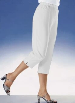 Caprihose Mit Praktischen Seitentaschen In 11 Farben -Angebote Trend Seele Store caprihose mit praktischen seitentaschen in 11 farben farbe ecru groesse 020