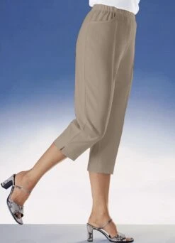 Caprihose Mit Praktischen Seitentaschen In 11 Farben -Angebote Trend Seele Store caprihose mit praktischen seitentaschen in 11 farben farbe sand groesse 019