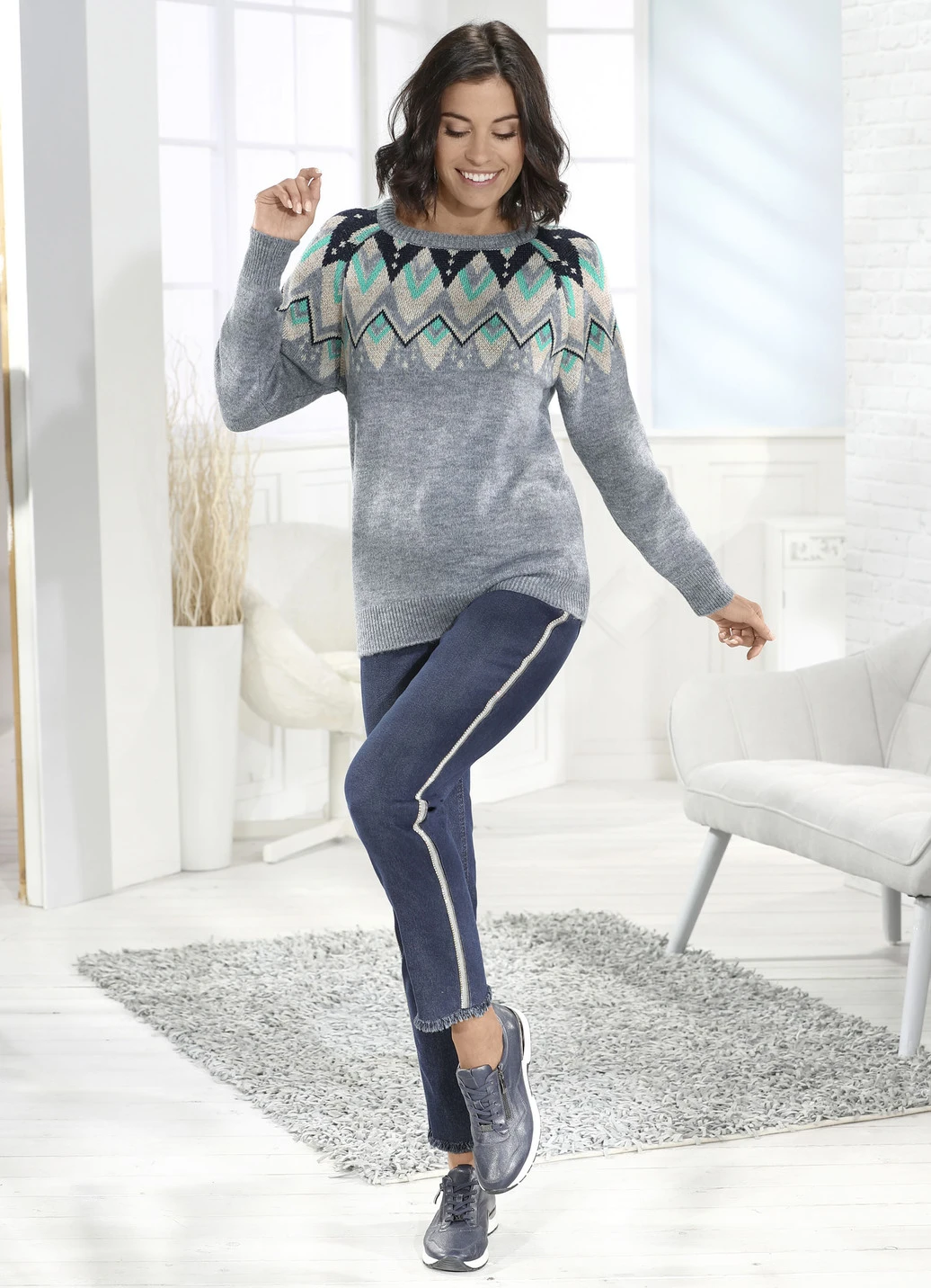 Edel-Jeans Mit Strasssteinchen 2 Edel-Jeans Mit Strasssteinchen – Bild 2