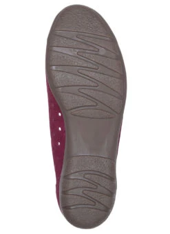 ELENA EDEN Ballerina Aus Nubuk- Oder Veloursleder -Angebote Trend Seele Store elena eden ballerina aus nubuk oder veloursleder farbe rot groesse 040 2