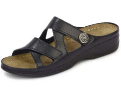 ELENA EDEN Pantolette Aus Rind-Nappaleder -Angebote Trend Seele Store elena eden pantolette aus rind nappaleder farbe schwarz groesse 039