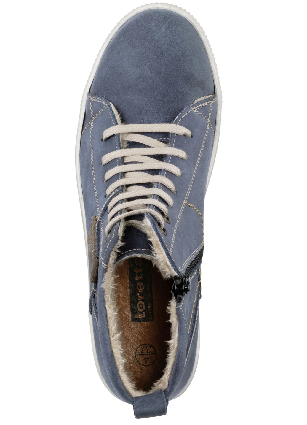 ELENA EDEN Schnür-Bootie Aus Nubukleder 2 ELENA EDEN Schnür-Bootie Aus Nubukleder – Bild 2