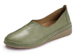 ELENA EDEN Slipper Aus Rind-Nappaleder -Angebote Trend Seele Store elena eden slipper aus rind nappaleder farbe khaki groesse 038