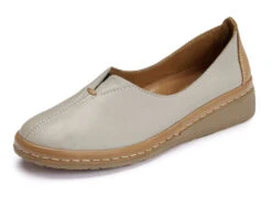 ELENA EDEN Slipper Aus Rind-Nappaleder -Angebote Trend Seele Store elena eden slipper aus rind nappaleder farbe kiesel cognac groesse 037