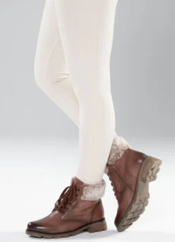 ELENA EDEN Stiefelette Mit Flauschigem Plüsch-Kragen -Angebote Trend Seele Store elena eden stiefelette mit flauschigem pluesch kragen farbe braun groesse 065 4