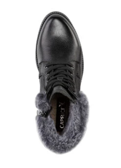 ELENA EDEN Stiefelette Mit Flauschigem Plüsch-Kragen -Angebote Trend Seele Store elena eden stiefelette mit flauschigem pluesch kragen farbe schwarz grau groesse 075 2