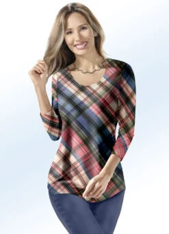 Faszinierendes Shirt Mit Rundhalsausschnitt