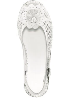 Gemini Sandalette Mit Lederblüte -Angebote Trend Seele Store gemini sandalette mit lederbluete farbe weiss groesse 038 1