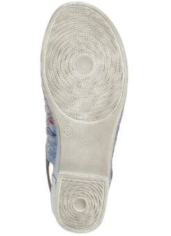 Gemini Sandalette Mit Raffinierten, Bunten Flechtdurchzügen -Angebote Trend Seele Store gemini sandalette mit raffinierten bunten flechtdurchzuegen farbe jeans groesse 041 3