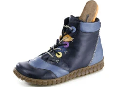 Gemini Schnür-Bootie Mit Pfiffigen Besätzen -Angebote Trend Seele Store gemini schnuer bootie mit pfiffigen besaetzen farbe blau bunt groesse 042 1