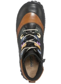 Gemini Schnür-Bootie Mit Pfiffigen Besätzen -Angebote Trend Seele Store gemini schnuer bootie mit pfiffigen besaetzen farbe schwarz bunt groesse 036 2