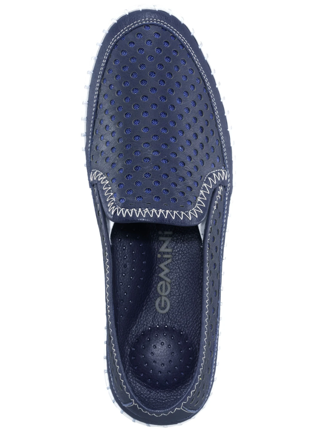Gemini Slipper Mit Sommerlich Perforiertem Rind-Nappaleder 7 Gemini Slipper Mit Sommerlich Perforiertem Rind-Nappaleder – Bild 7