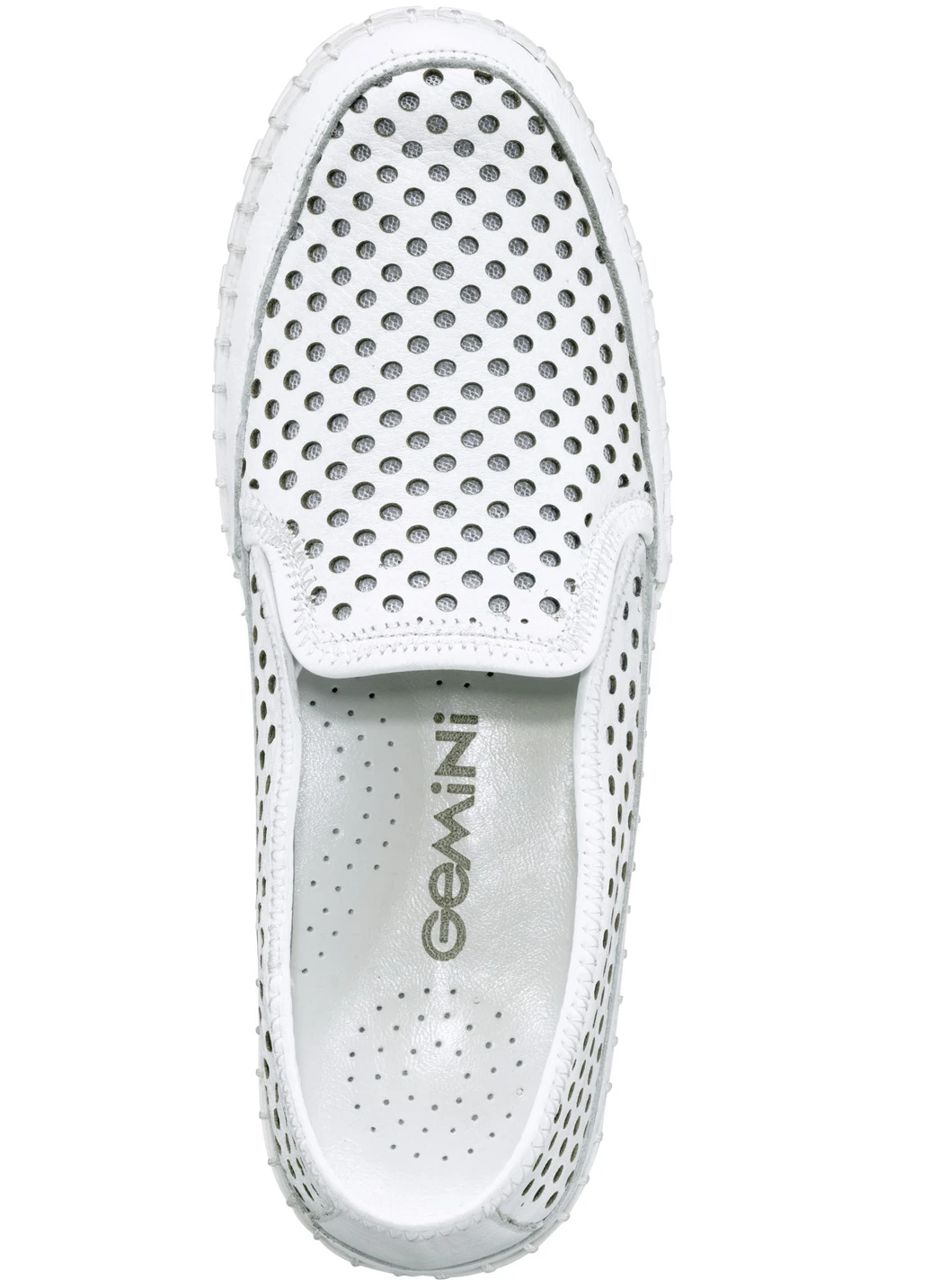 Gemini Slipper Mit Sommerlich Perforiertem Rind-Nappaleder 3 Gemini Slipper Mit Sommerlich Perforiertem Rind-Nappaleder – Bild 3