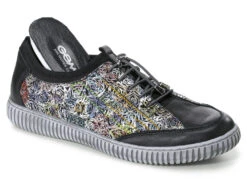 Gemini Sneaker Aus Teilweise Floral Bedrucktem Rindleder -Angebote Trend Seele Store gemini sneaker aus teilweise floral bedrucktem rindleder farbe schwarz bunt groesse 036 1