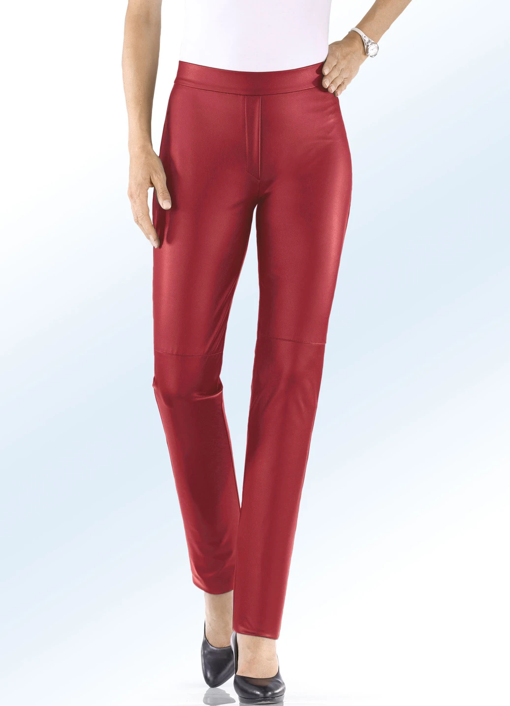 Hose Aus Softem Nappaleder-Imitat 1 Hose Aus Softem Nappaleder-Imitat