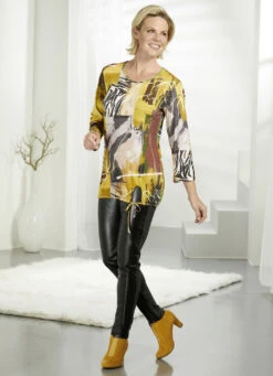 Hose Im Angesagten Materialmix -Angebote Trend Seele Store hose im angesagten materialmix farbe schwarz groesse 018 2