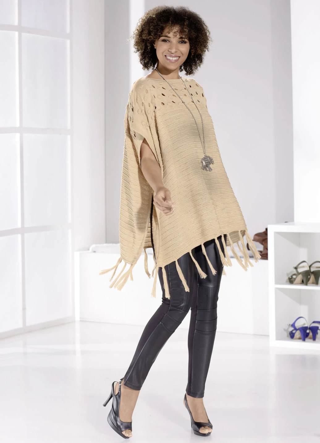 Hose Im Intressantem Materialmix 5 Hose Im Intressantem Materialmix – Bild 5