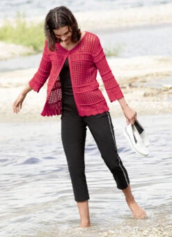 Hose In 7/8-Länge Mit Silberfarbenem Galonstreifen -Angebote Trend Seele Store hose in 78 laenge mit silberfarbenem galonstreifen farbe schwarz groesse 050 1