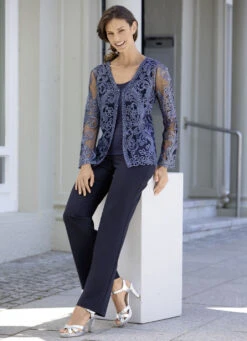 Hose In Angesagter Palazzo-Form -Angebote Trend Seele Store hose in angesagter palazzo form farbe nachtblau groesse 024 1