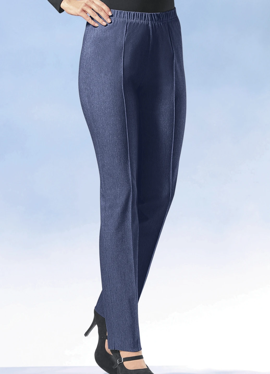 Hose In Meliertem Winter-Bengaline 1 Hose In Meliertem Winter-Bengaline