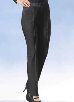 Hose In Meliertem Winter-Bengaline 7 Hose In Meliertem Winter-Bengaline -Angebote Trend Seele Store hose in meliertem winter bengaline farbe schwarz groesse 027