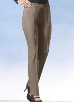 Hose In Meliertem Winter-Bengaline 8 Hose In Meliertem Winter-Bengaline -Angebote Trend Seele Store hose in meliertem winter bengaline farbe taupe groesse 245