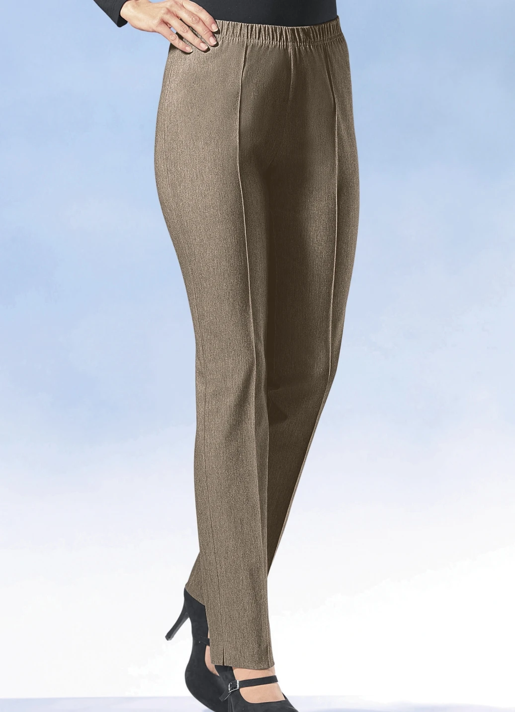 Hose In Meliertem Winter-Bengaline 4 Hose In Meliertem Winter-Bengaline – Bild 4