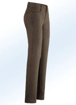 Hose Mit Angenehm Weicher, Wärmender Innenseite -Angebote Trend Seele Store hose mit angenehm weicher waermender innenseite farbe nugatbraun groesse 040