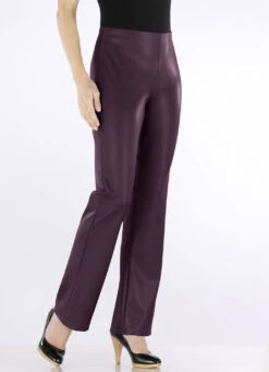 Hose Mit Ausgestellter Fußweite -Angebote Trend Seele Store hose mit ausgestellter fussweite farbe bordeaux groesse 036 2
