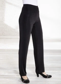 Hose Mit Edlem Glanz 12 Hose Mit Edlem Glanz -Angebote Trend Seele Store hose mit edlem glanz farbe schwarz groesse 022 2