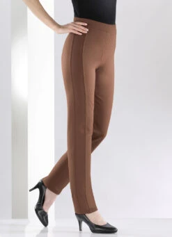 Hose Mit Figurgünstiger Teilungsnaht In 10 Farben 16 Hose Mit Figurgünstiger Teilungsnaht In 10 Farben -Angebote Trend Seele Store hose mit figurguenstiger teilungsnaht in 10 farben farbe cognac groesse 034 2