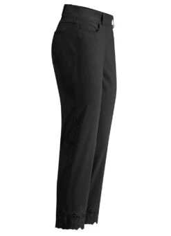 Hose Mit Floralen Lochstickereien -Angebote Trend Seele Store hose mit floralen lochstickereien farbe schwarz groesse 018