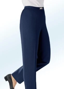 Hose Mit Metallzier Am Bund In 9 Farben