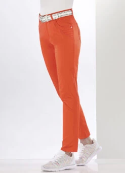 Hose Mit Platzierten Biesen -Angebote Trend Seele Store hose mit platzierten biesen farbe orange groesse 022 2