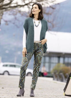 Hose Mit Rückwärtigen Dehnbundeinsätzen 13 Hose Mit Rückwärtigen Dehnbundeinsätzen -Angebote Trend Seele Store hose mit rueckwaertigen dehnbundeinsaetzen farbe jeansblau salbei braun groesse 018 2