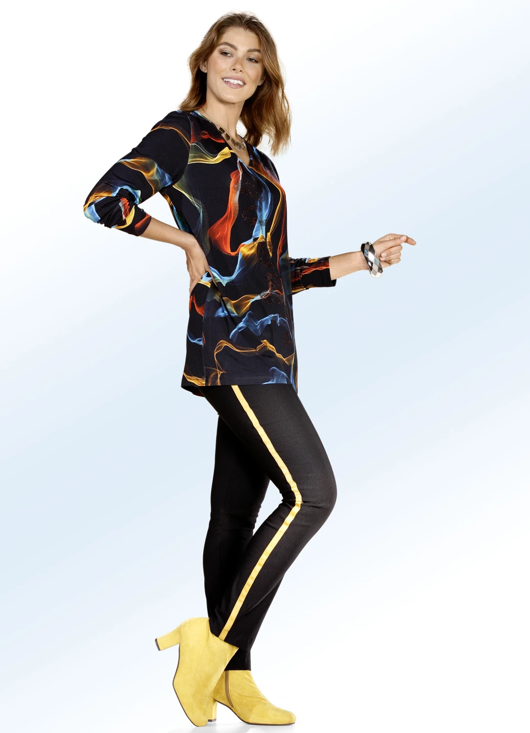 Hose Mit Tollem, Angesagtem Galonstreifen 2 Hose Mit Tollem, Angesagtem Galonstreifen – Bild 2