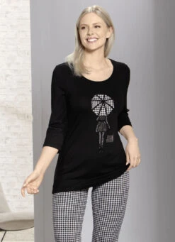 Hübsches Shirt Mit Aufwendiger Applikation 6 Hübsches Shirt Mit Aufwendiger Applikation -Angebote Trend Seele Store huebsches shirt mit aufwendiger applikation farbe schwarz groesse 036 2