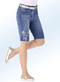 Jeans-Bermudas -Angebote Trend Seele Store jeans bermudas farbe jeansblau groesse 038